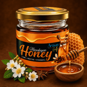 Himalayan Multi Floral Honey 450g, Raw & Unprocessed, Natural & Organic, Rich in Nutrients