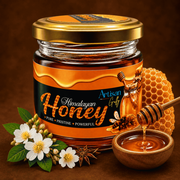 Himalayan Multi Floral Honey 450g, Raw & Unprocessed, Natural & Organic, Rich in Nutrients