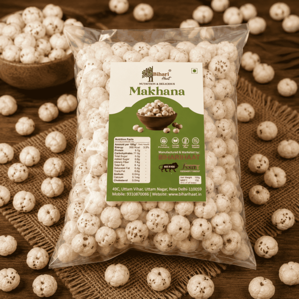 Bihari Haat Makhana ! Rich in Calcium ! Foxnut ! Healthy Snacks